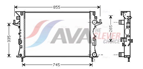 Ava Cooling Radiateur RTA2300