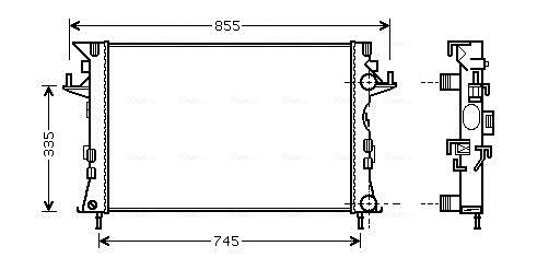 Ava Cooling Radiateur RTA2438