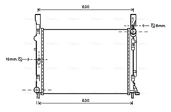 Ava Cooling Radiateur RTA2472