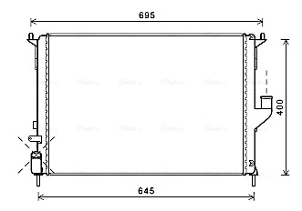 Ava Cooling Radiateur RTA2477