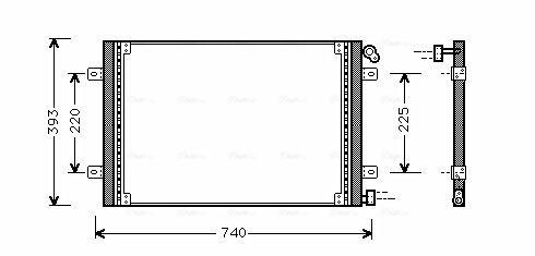 Ava Cooling Airco condensor RTA5234