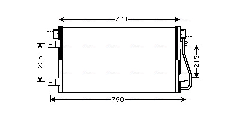 Ava Cooling Airco condensor RTA5348