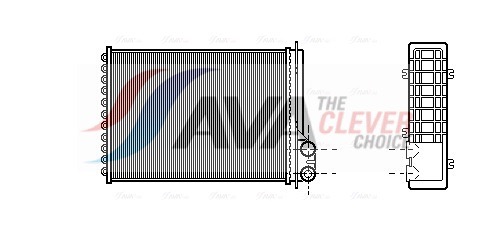 Ava Cooling Kachelradiateur, interieurverwarming RTA6205