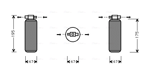 Ava Cooling Airco droger/filter RTD015