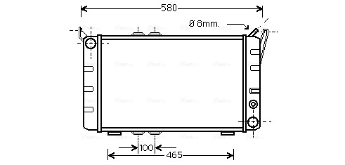 Ava Cooling Radiateur SA2001