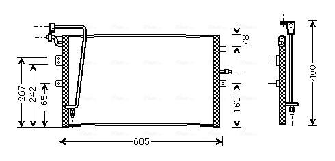 Ava Cooling Airco condensor SB5039