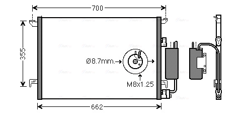 Ava Cooling Airco condensor SBA5058D