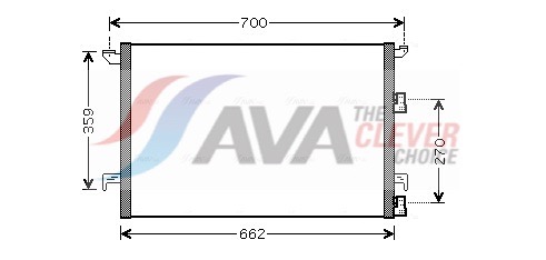 Ava Cooling Airco condensor SBA5060