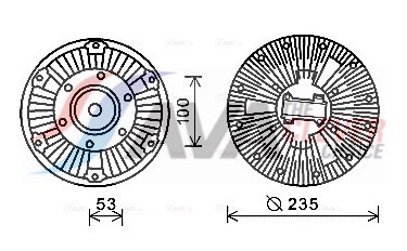 Ava Cooling Visco-koppeling SCC036
