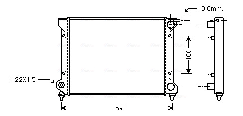 Ava Cooling Radiateur STA2027