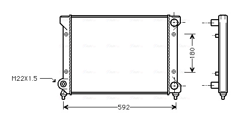 Ava Cooling Radiateur STA2033