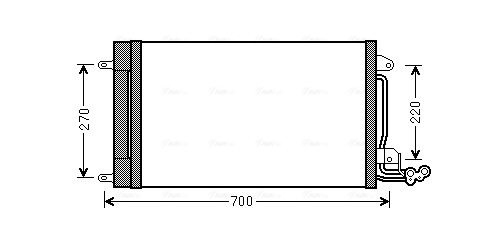 Ava Cooling Airco condensor STA5038D