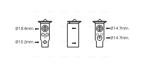 Ava Cooling Airco expansieklep SU1092