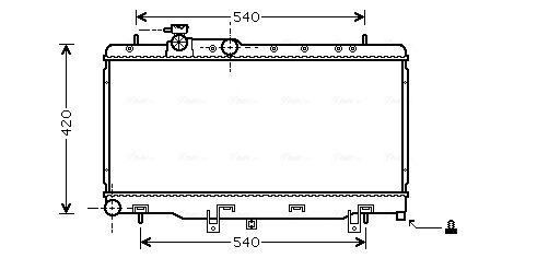 Ava Cooling Radiateur SUA2052