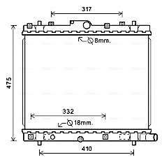 Ava Cooling Radiateur SZ2136