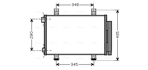 Ava Cooling Airco condensor SZA5116D