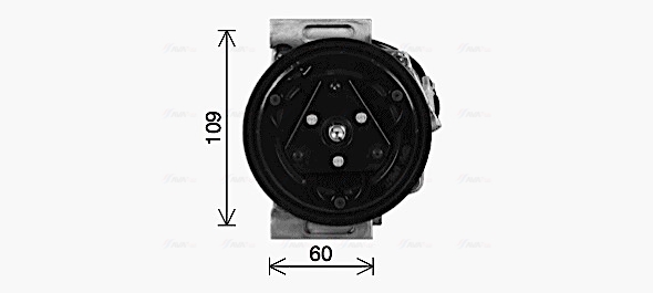 Ava Cooling Airco compressor SZAK164