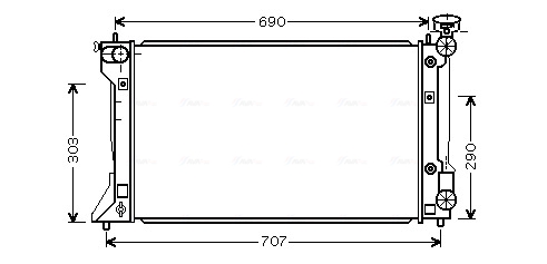 Ava Cooling Radiateur TO2293