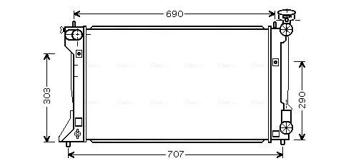 Ava Cooling Radiateur TO2332