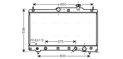 Ava Cooling Radiateur TO2336