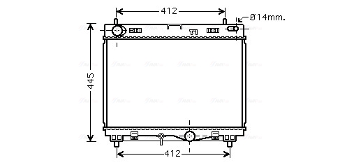 Ava Cooling Radiateur TO2500