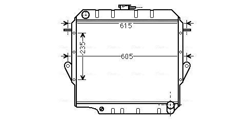 Ava Cooling Radiateur TO2571