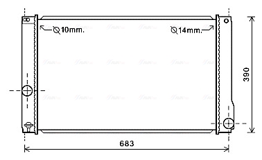 Ava Cooling Radiateur TO2608