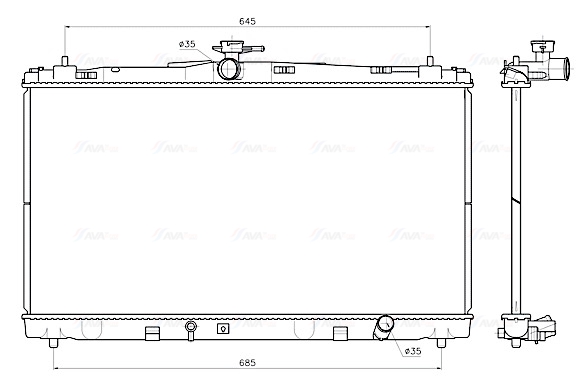 Ava Cooling Radiateur TO2799