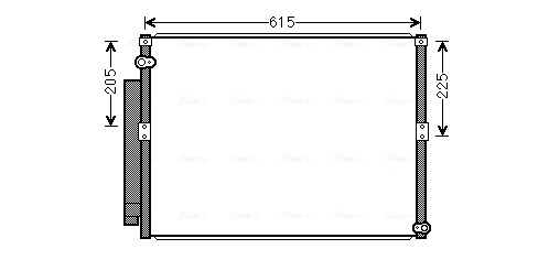 Ava Cooling Airco condensor TO5640D