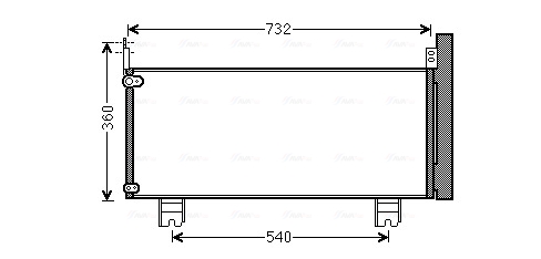 Ava Cooling Airco condensor TO5660D