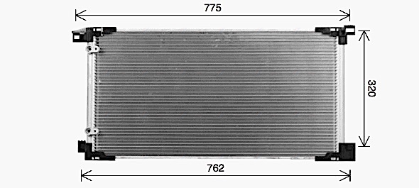 Ava Cooling Airco condensor TO5784