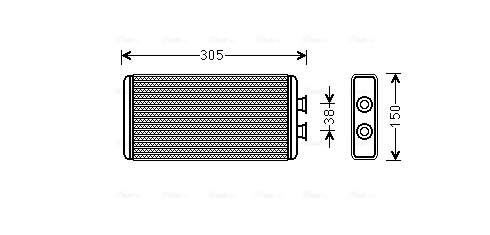 Ava Cooling Kachelradiateur TO6693