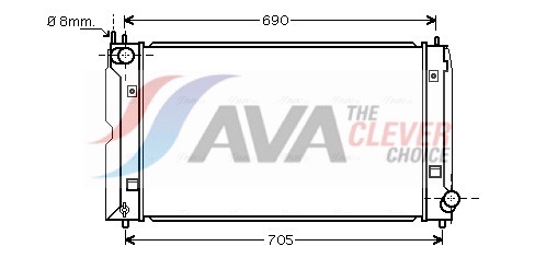 Ava Cooling Radiateur TOA2403