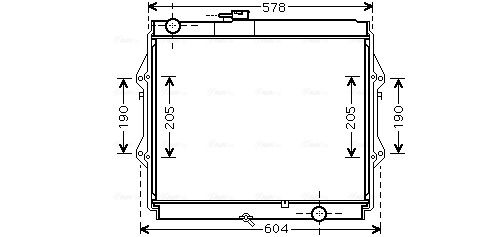 Ava Cooling Radiateur TOA2642