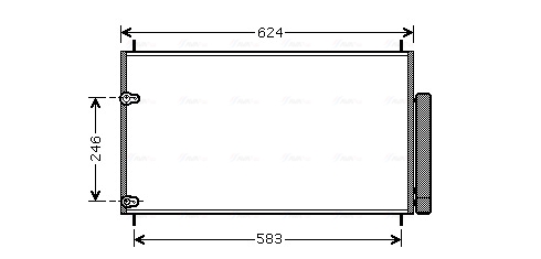 Ava Cooling Airco condensor TOA5405D