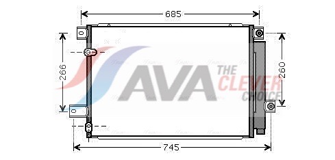 Ava Cooling Airco condensor TOA5409D