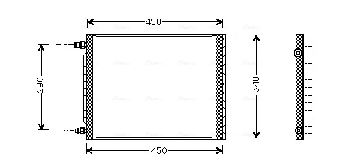 Ava Cooling Airco condensor UV5008