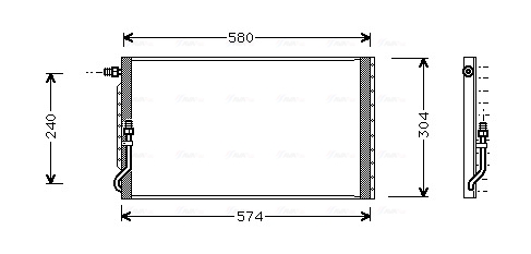 Ava Cooling Airco condensor UV5012