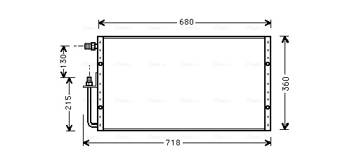 Ava Cooling Airco condensor UV5096