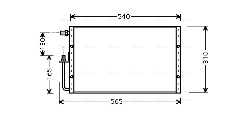 Ava Cooling Airco condensor UV5099