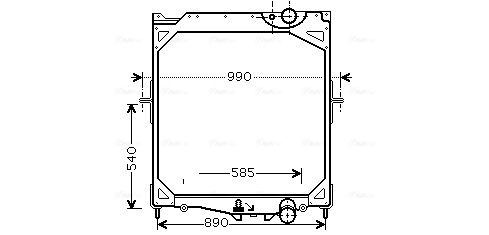 Ava Cooling Radiateur VL2041