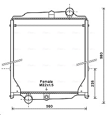 Ava Cooling Radiateur VL2057