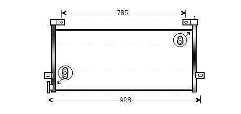 Ava Cooling Airco condensor VL5081