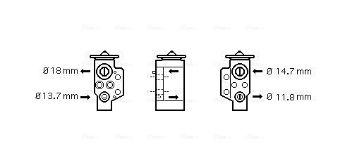 Ava Cooling Airco expansieklep VN1243