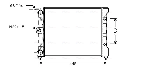 Ava Cooling Radiateur VN2038