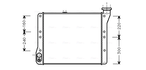 Ava Cooling Radiateur VN2054