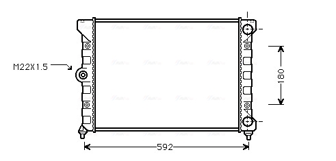 Ava Cooling Radiateur VN2099