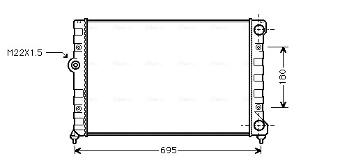 Ava Cooling Radiateur VN2109