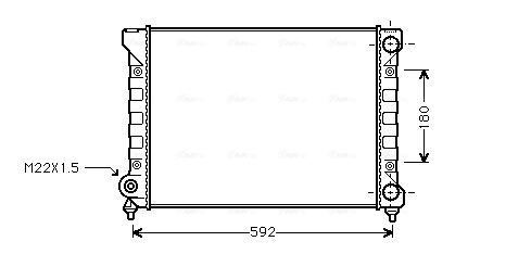 Ava Cooling Radiateur VN2111
