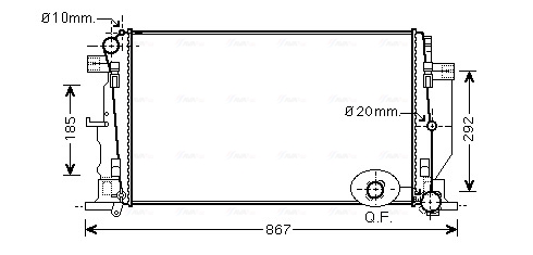 Ava Cooling Radiateur VN2279